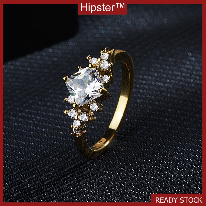 New Cincin Berlian Hias Emas 18K