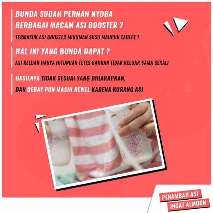 [[BISA COD]] ALMOND LAHIRAN MILK HADIAH PLUS SUSU - - MELAHIRKAN BUSUI ALMOON - ASI