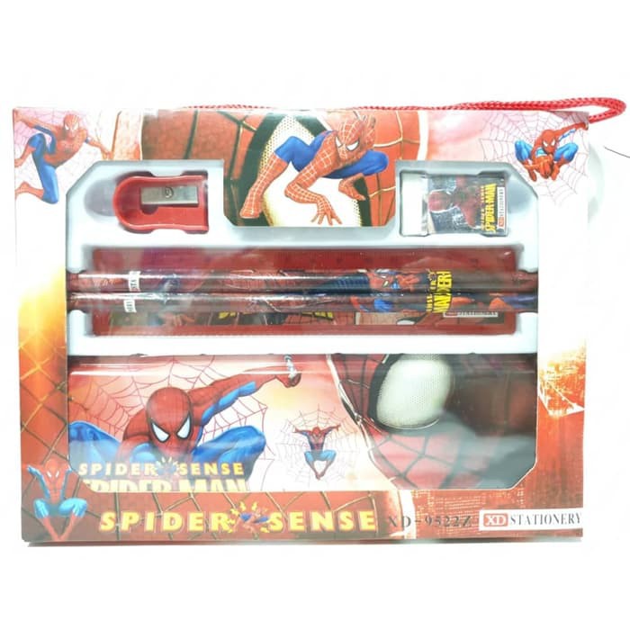 

Stationery Set Kotak Pensil Alat Tulis Anak Spiderman 9522