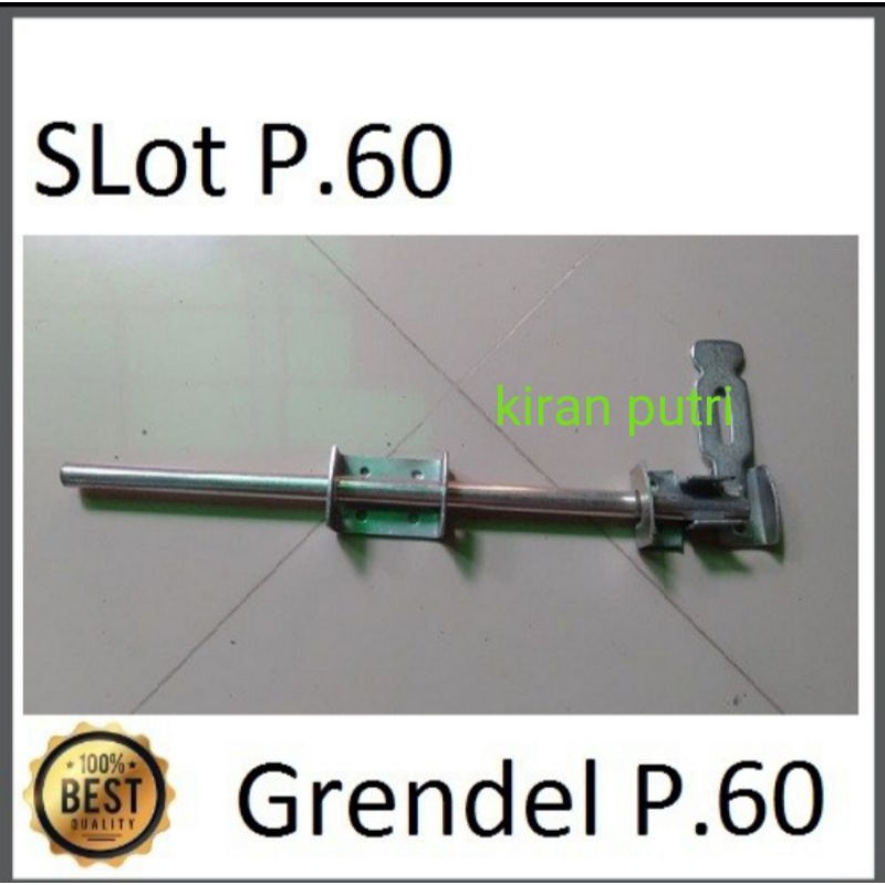 slot grendel pintu pagar besi gebyok panjang 60 cm berkualitas