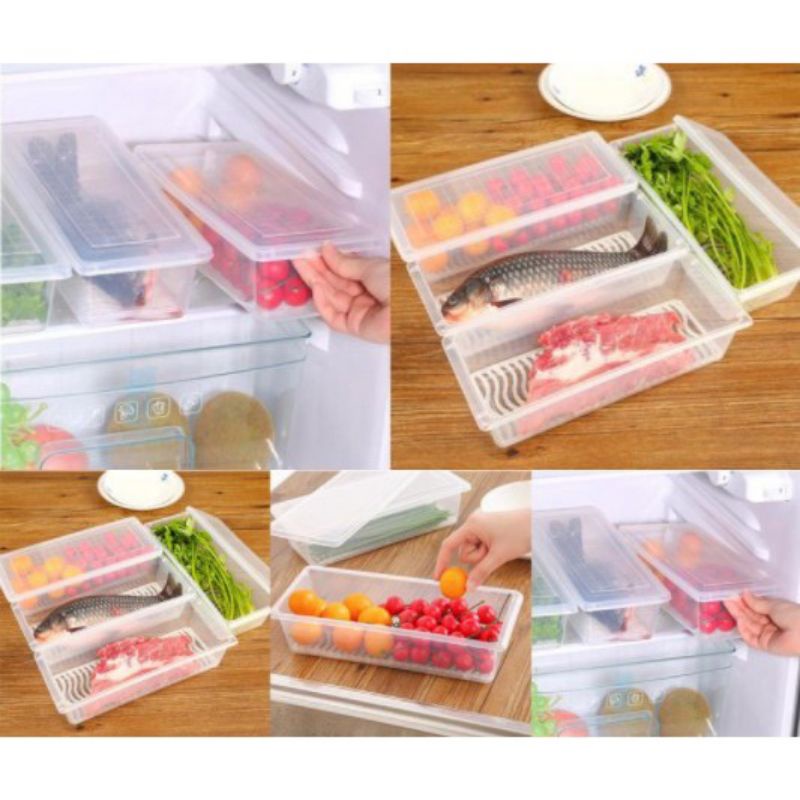 Fresh Keeping Box Fish - Kotak Wadah Penyimpanan Ikan Segar & Sayuran