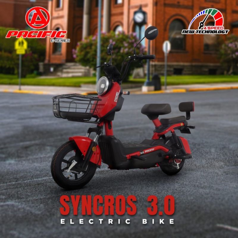 Sepeda Listrik/Elextric Bike 48V 20.2AH PACIFIC SYNCROS 3.0 500WATT