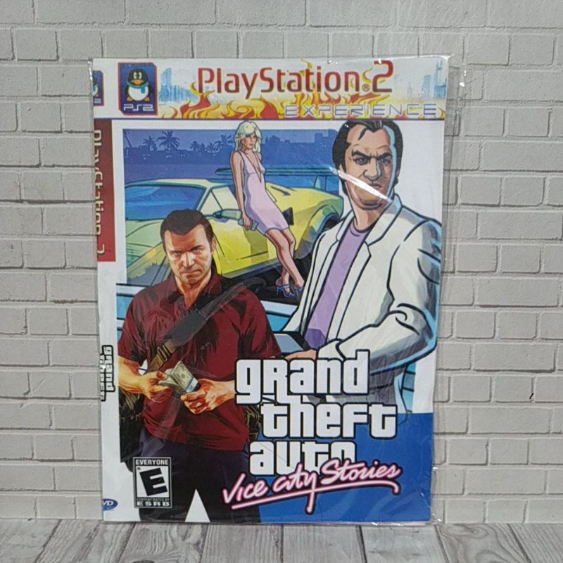 CD  KASET KOPAB PS2 GTA VICE CITY Stories