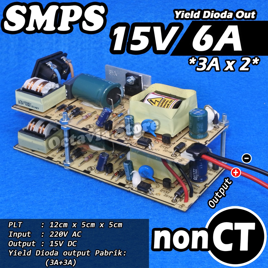 Adaptor Switching Power Supply 15V 6A, 15V 12A Smps