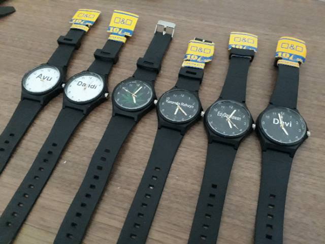 jam custom | karet Rubber