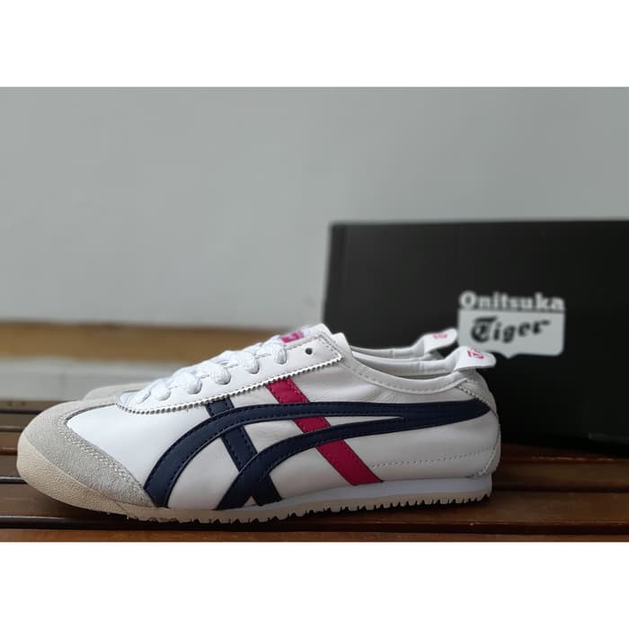 onitsuka tiger mexico 66 white navy pink