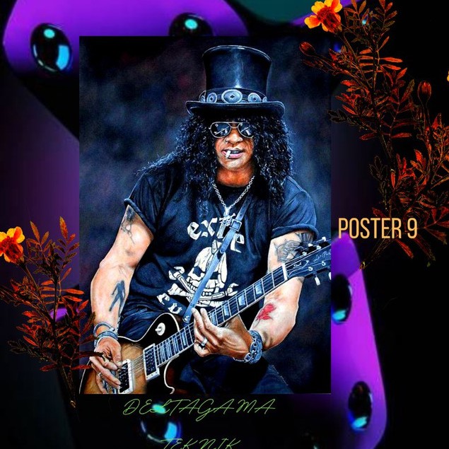 hiasan dinding COD ACDC band poster 20 x 30 - 20 x 15 p9 - p13 menggunakan papan mdf 6mm AAE poster 