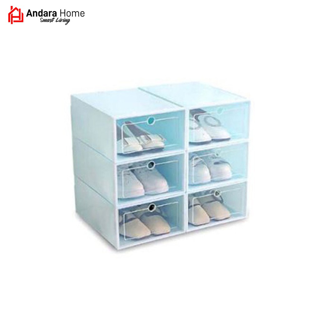 Kotak Sepatu Plastik Portable