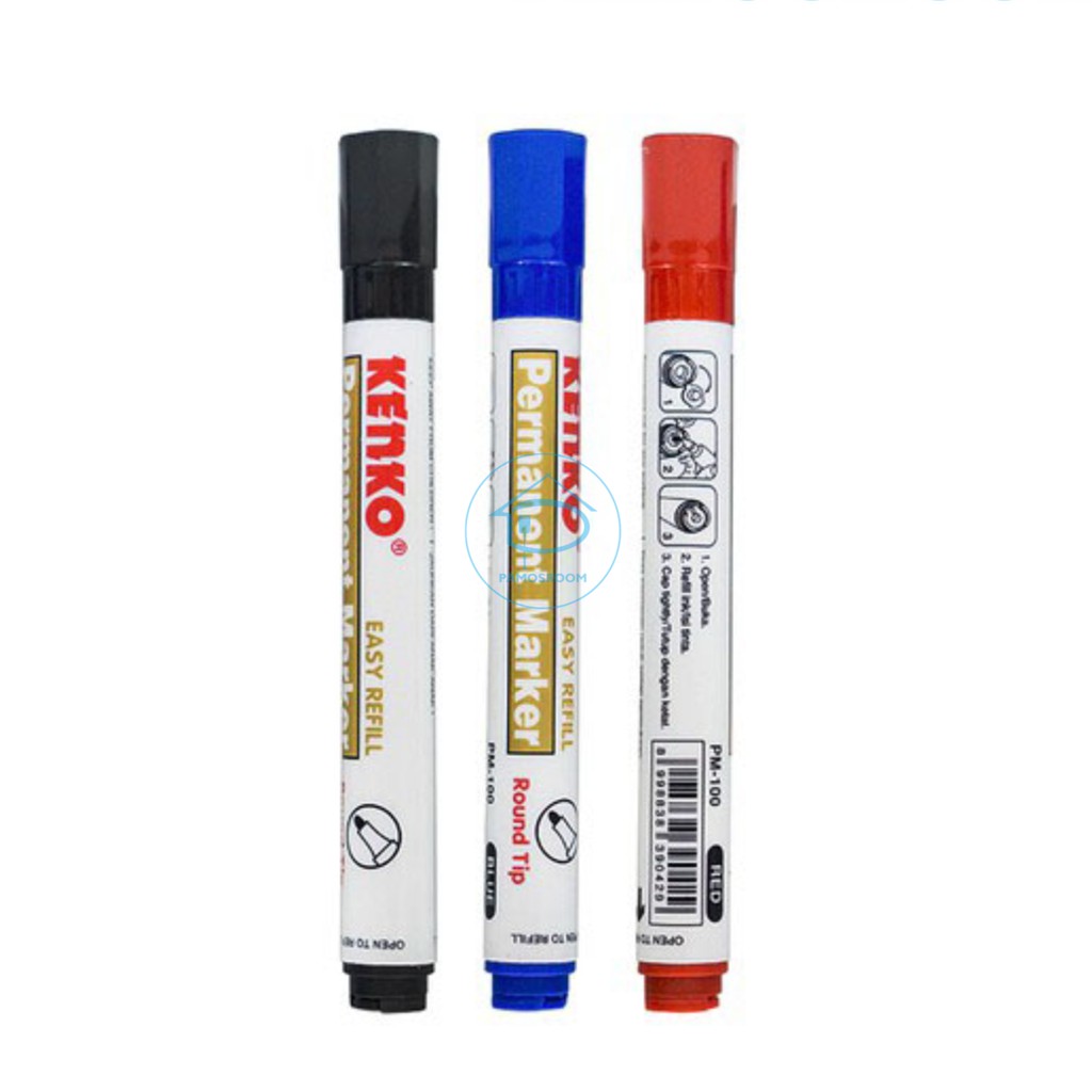 

Kenko Spidol Permanen Alat Tulis Spidol whiteboard Marker Spidol 3 Varian Warna
