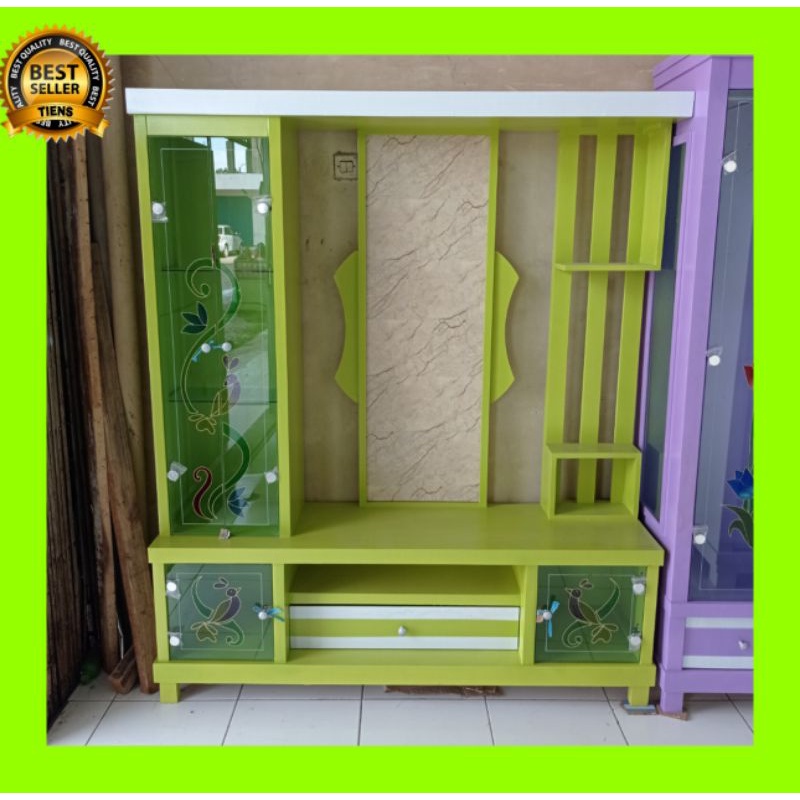 lemari pajangan tv / bupet tempat tv/ tempat tv minimalis