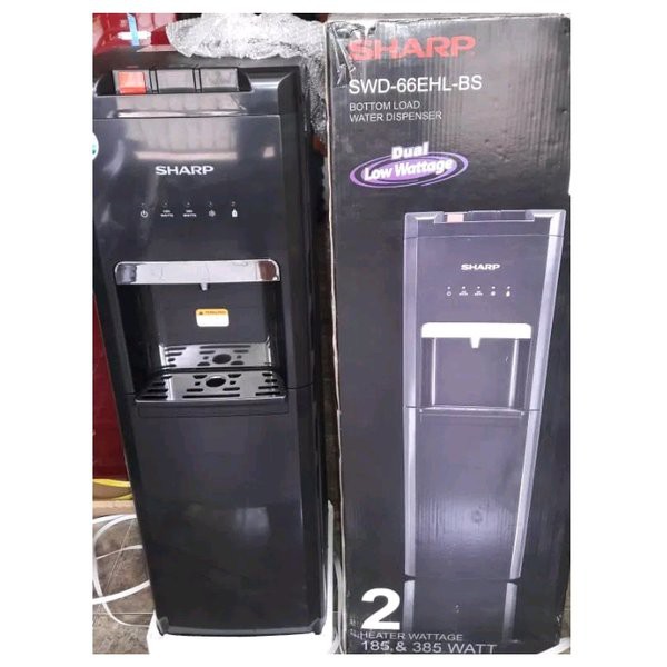 Dispenser Sharp Galon Bawah 72EHL Kompressor Garansi 1 Tahun panas Dingin Normal