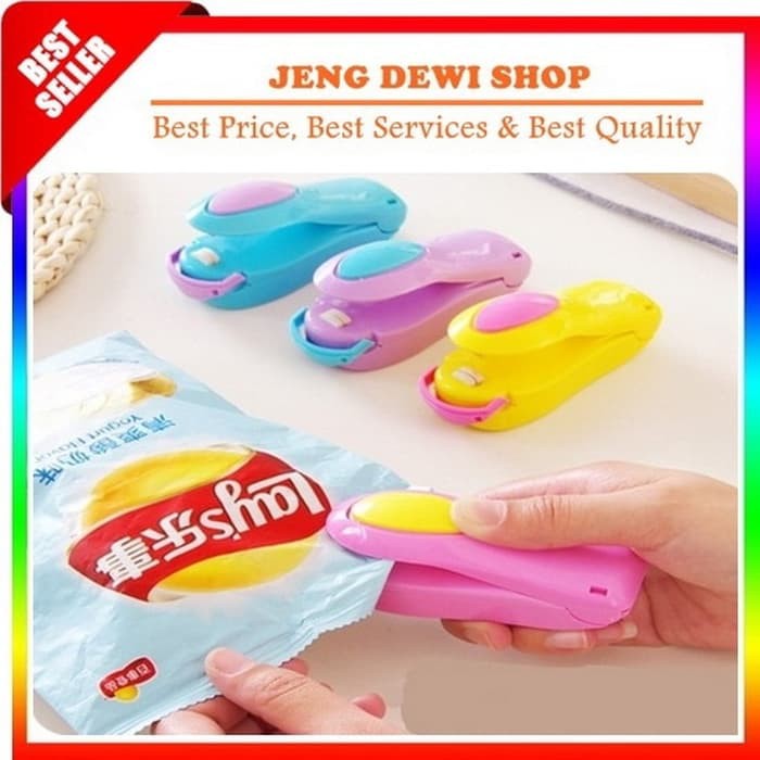 Pengemas Makanan Mini Sealer Super Handy Sealer Mini Hand Sealer