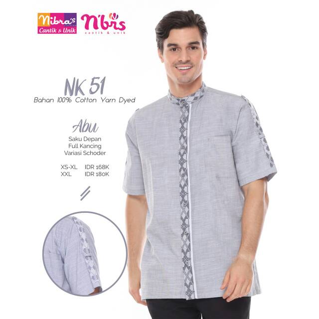 BAJU MUSLIM KOKO NIBRAS NK 51 ABU
