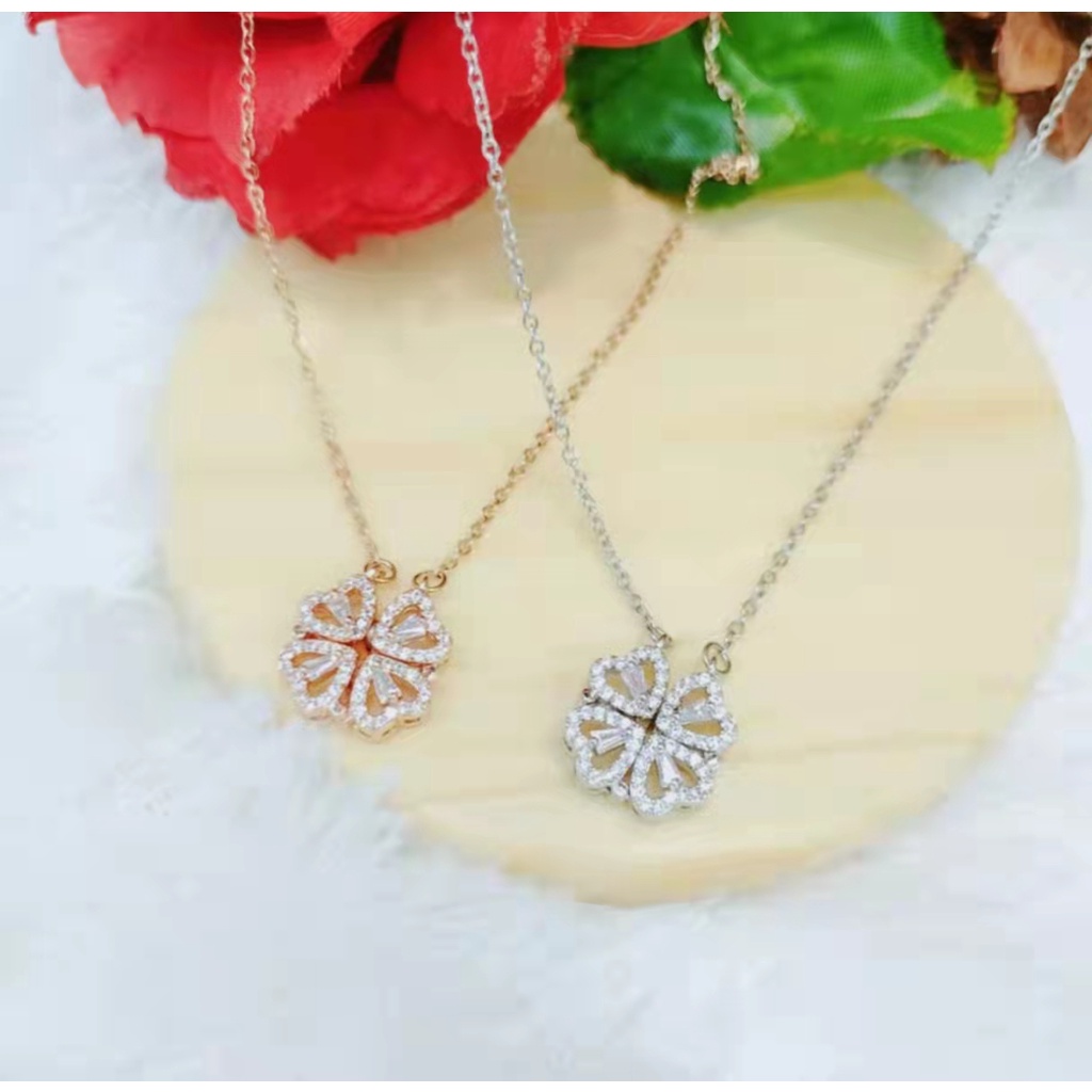 Kalung Titanium Permata Perhiasan Fashion X186