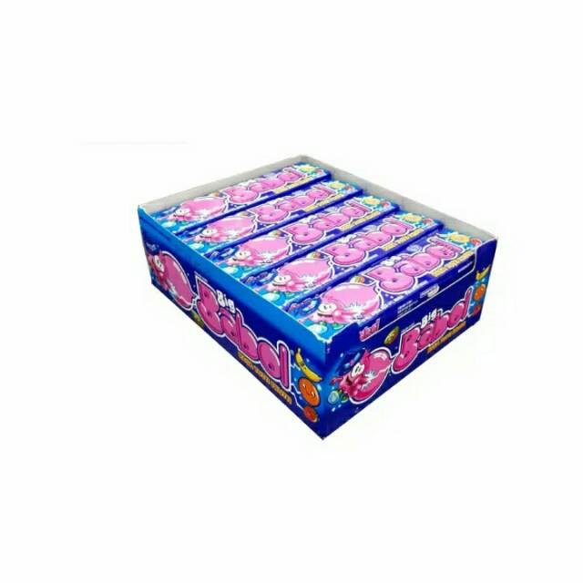 

Big Babol Stick Box Permen Karet Tutti Fruity (20 stick)