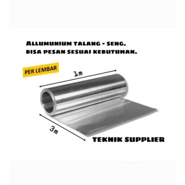 Jual Seng Plat Alumunium 0,3mm - Alumunium Talang 0,3mm - Plat ...