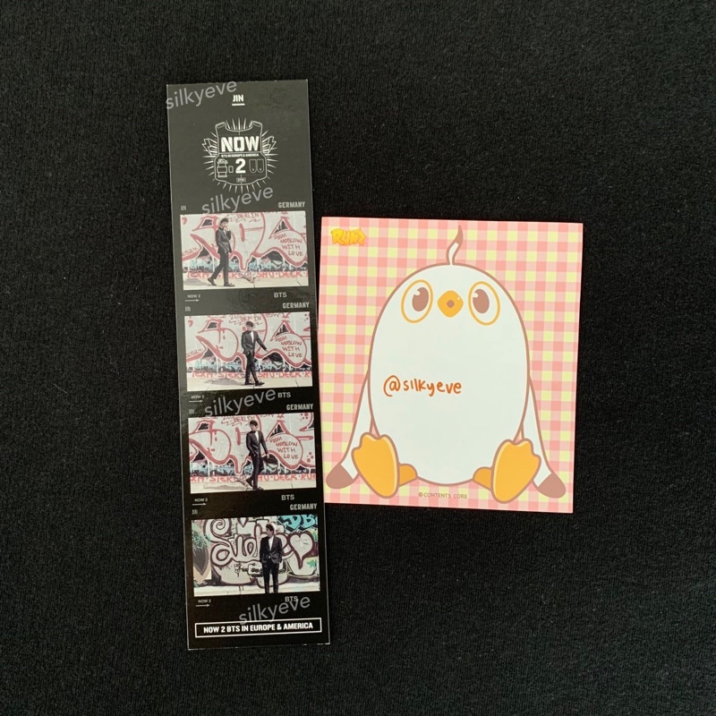 bts jin seokjin now 2 bookmark rare