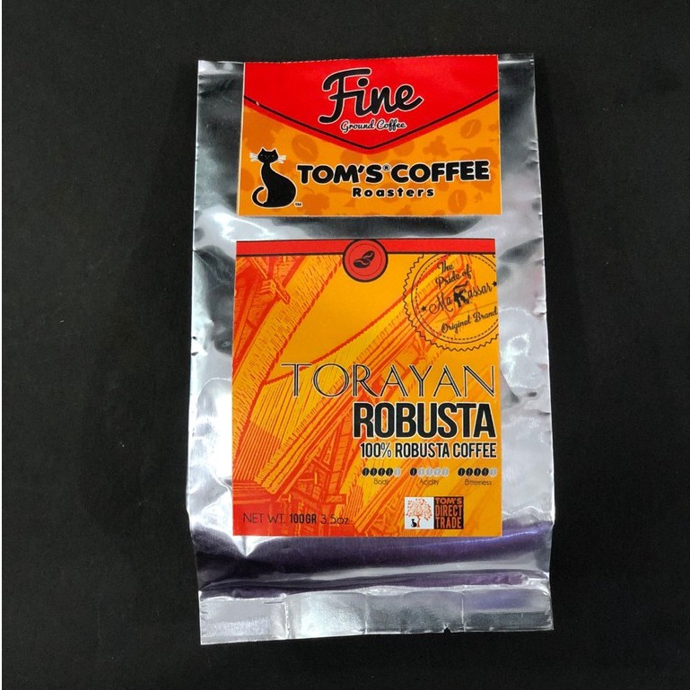 

TOM'S COFFEE ROASTERS - TORAYAN ROBUSTA 100gr