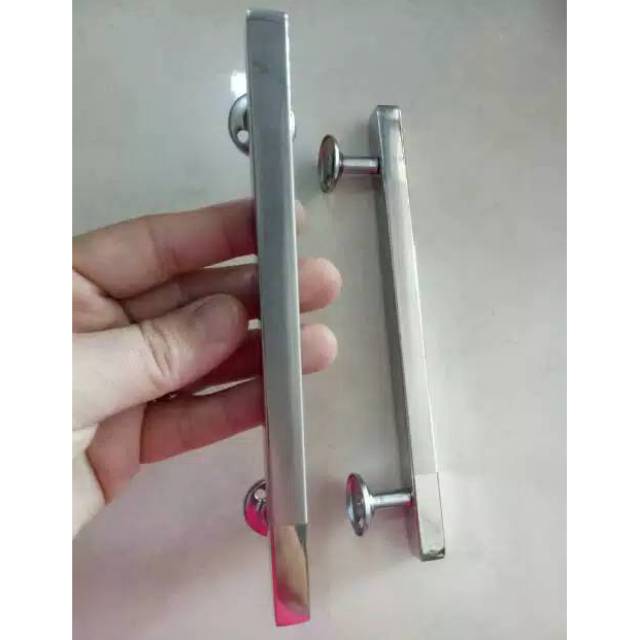 Handle Stainless Stell Kotak Dop Tarikan Laci Lemari Jendela Murah Anti Karat