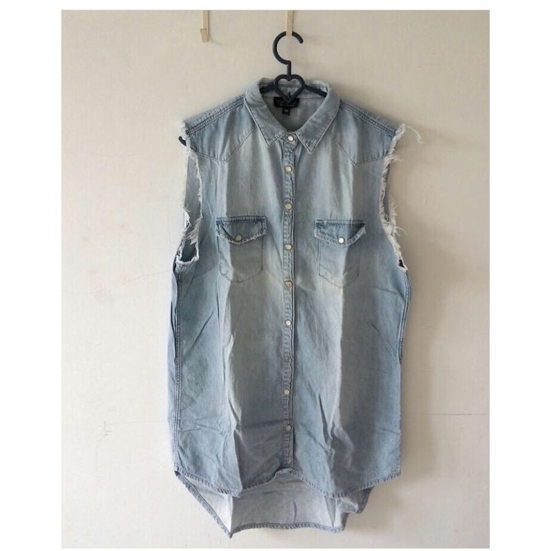 preloved vest jeans topshop original second bekas