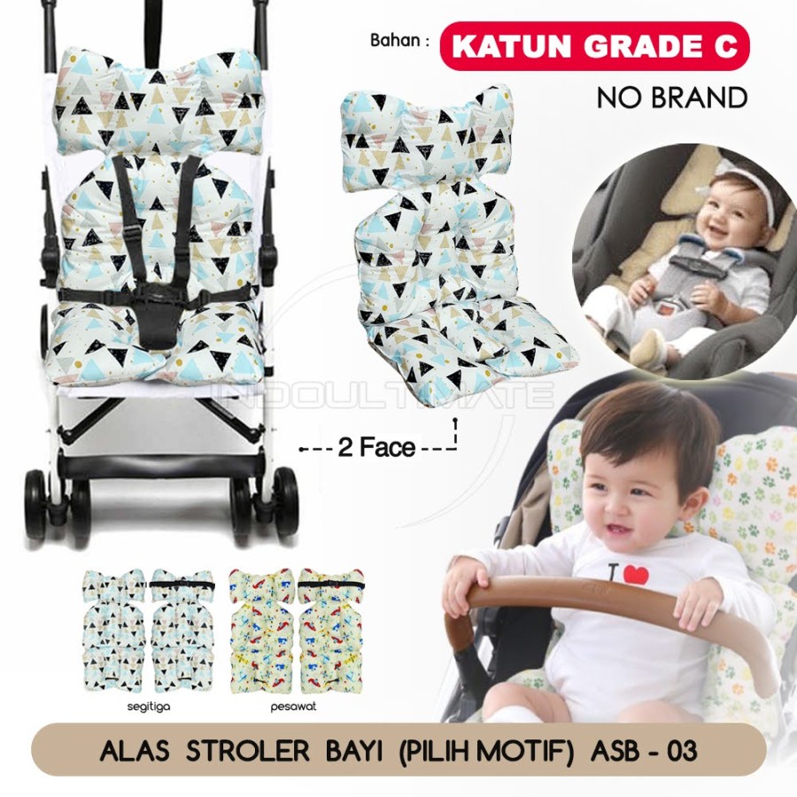 Alas Stroller Bayi merk Baby Leon - Universal Stroller Pad