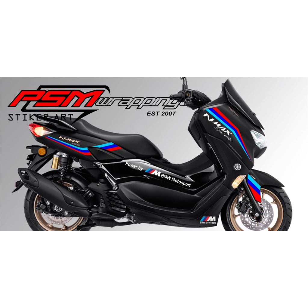 sticker cutting  motor nmx livery bmw