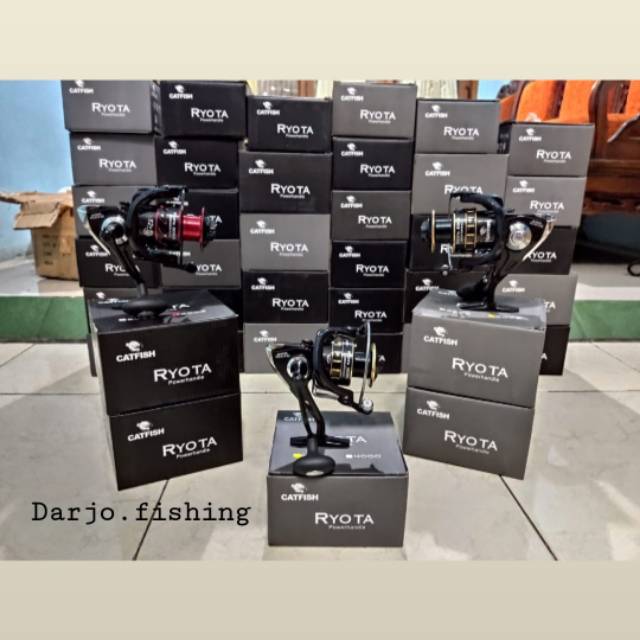 REEL CATFISH RYOTA 1000/2000/3000/4000/6000 12+1BB POWER HANDLE