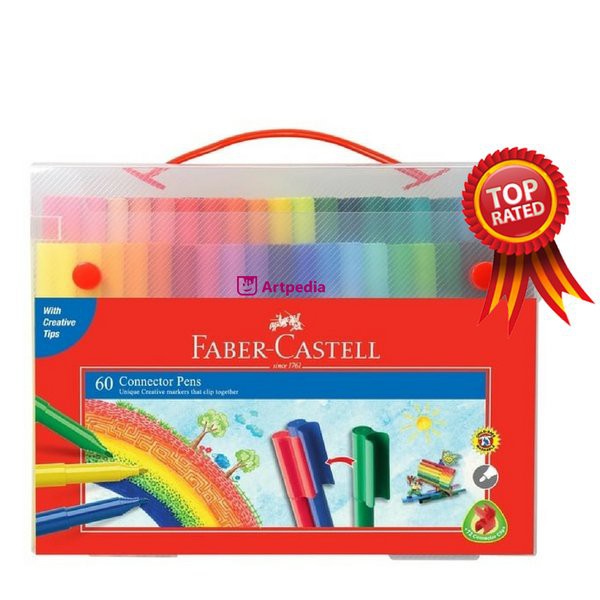

Eksklusif Connector Pen Faber Castell 60 Warna - Spidol 60 Warna Spesial