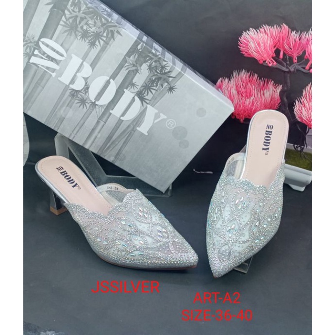 SANDAL PESTA IMPORT WANITA NO BODY A-2