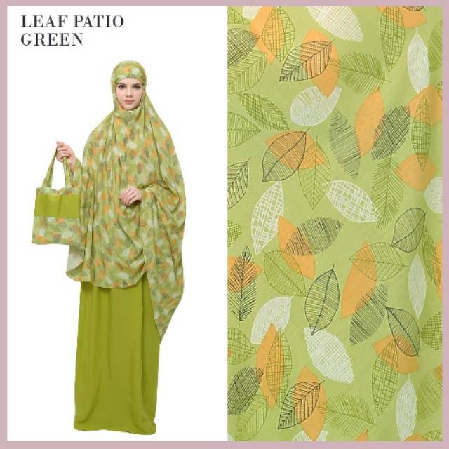 Mukenah LEAF PATIO ori by tazkia