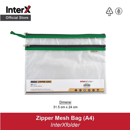

InterX Zipper Mesh Bag A4 Inter X +