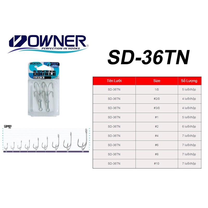 Double Hook Owner Cultiva SD-36 / SD-36TN