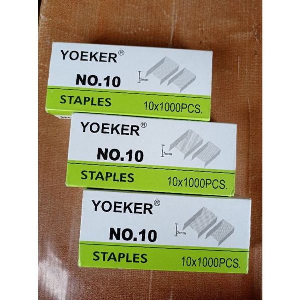 Isi Staples Stapler Kecil no 10 Great Wall Yoeker Voxy Murah /refil staples jeglokan