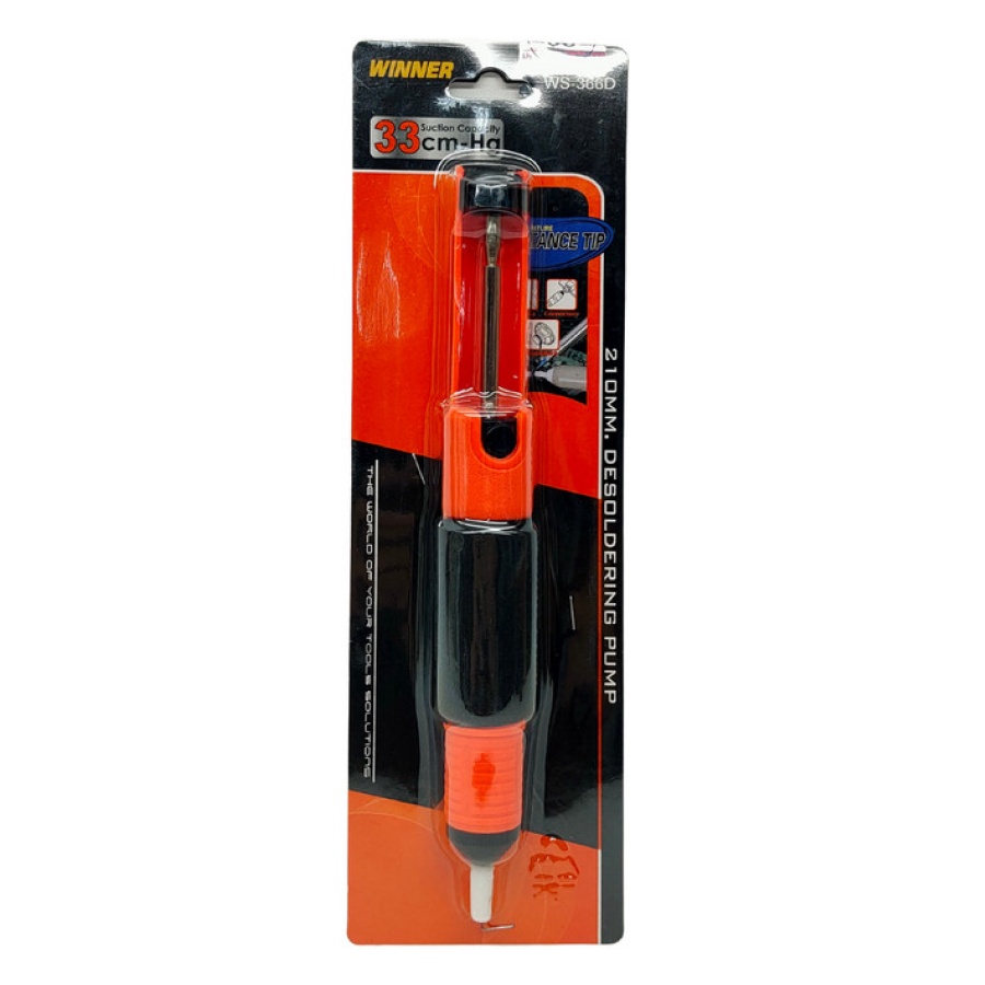 Sedot Timah Winner WS366D Desoldering Pump WS-366D Penyedot Timah Panjang 21cm