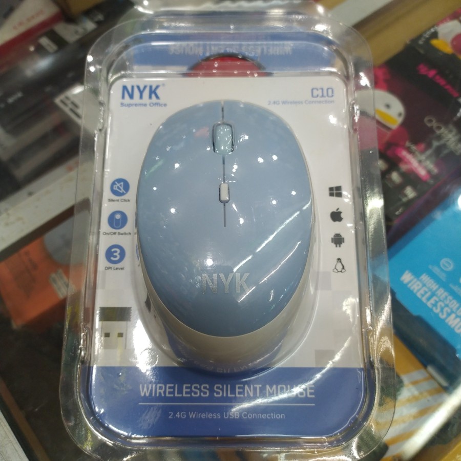 mouse wireless NYK silent C10