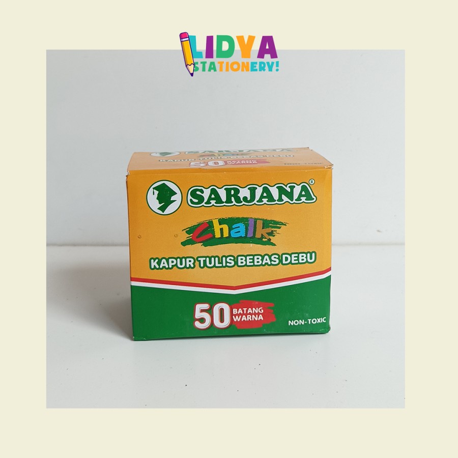 

Kapur Papan Tulis - Chalk - Kapur Sarjana - Warna Warni
