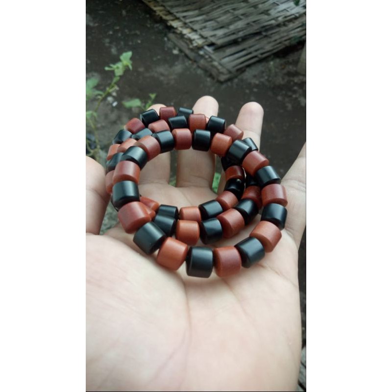 GELANG KAYU GALIH NAGASARI ASLI KOMBINASI KELOR HITAM/GELANG KAYU BERTUAH/GELANG KAYU KOMBINASI 8MM