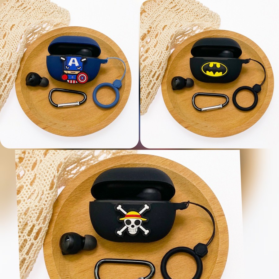 Casing Redmi Buds 3 Lite Case TWS Wireless Silicone Lucu Superhero - batman