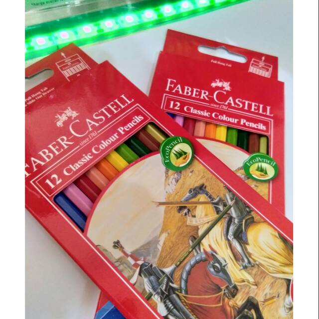 

Pensil 12 Warna Panjang Faber Castell Classic Colours (Full)
