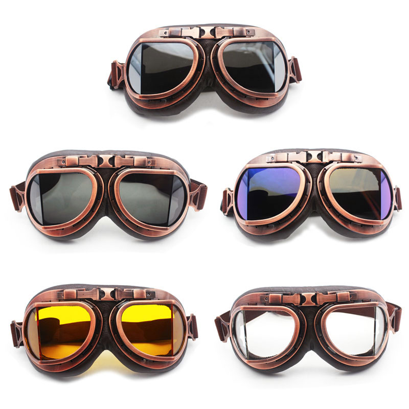 Kacamata Goggles Classic Vintage Harley UV Protection