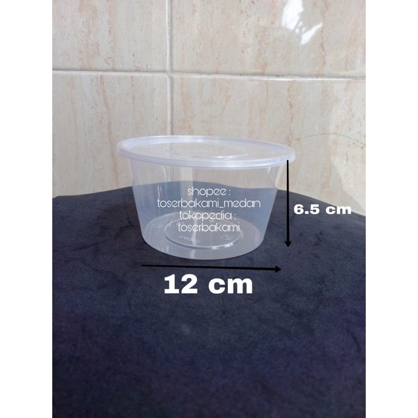 mangkok thinwall 500ml bulat bowl 500 ml plastik / Thinwall Bulat 500ml / 400ml