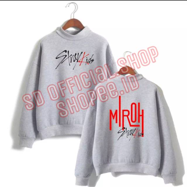 (bayar ditempat)  sweater basic kpop straykids miroh besar