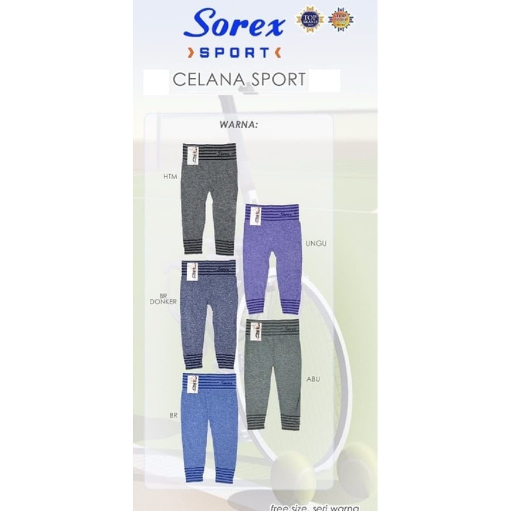 Celana Senam Olahraga/ Yoga Wanita Sport Legging SOREX SP 9704