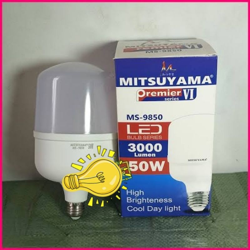 Lampu Bohlam LED 50 Watt MS-9850 Premier VI MITSUYAMA