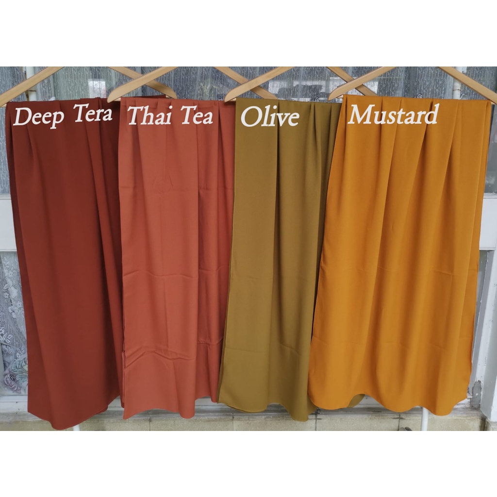 Sabilla - Pashmina Malay Mosscrepe Import Premium Crepe-8