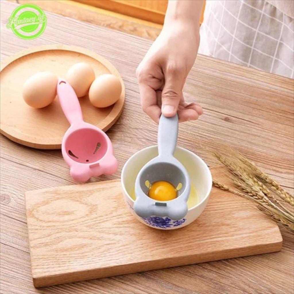 Egg Separator - Alat Pemisah Penyaring Putih Kuning Telur Bahan Plastik Ukuran Besar