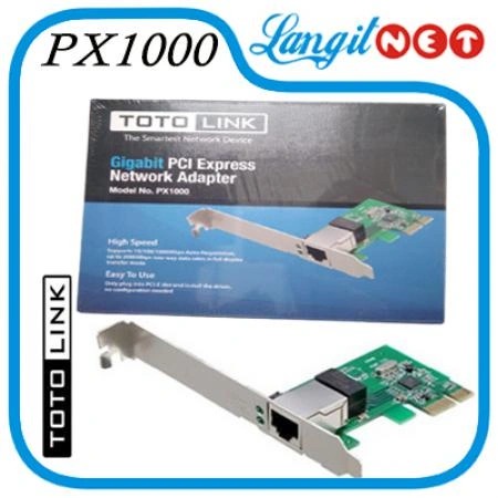 LAN CARD PX1000 GIGABIT PCI-E NETWORK ADAPTER