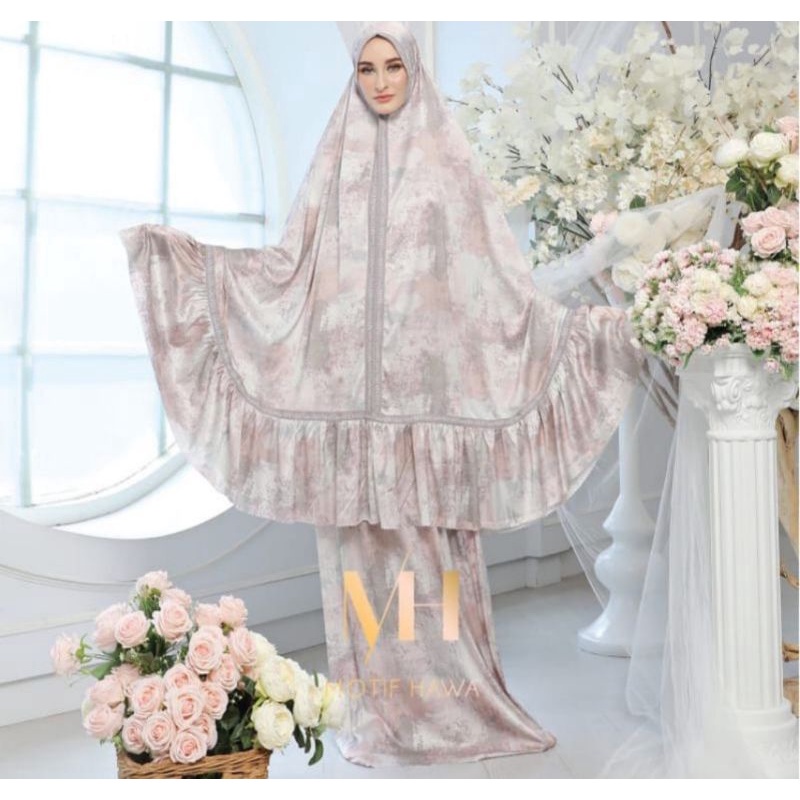Mukena Adiba Prayer Set By Motif Hawa / perlengkapan sholat / mukena dewasa