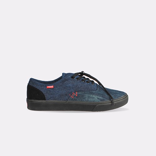 Wakai - Sepatu Pria - Uwabaki Denim - Navy/Denim size 42