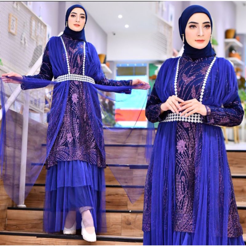 GAMIS MADURI NEW//GAMIS PESTA//GAUN MEWAH//KEBAYA BROKAT//GAMIS KEBAYA//GAMIS TULLE//BY PELAMINAN